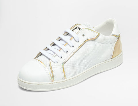 SS22 - Women's Sneakers - Benedetta - White Gold - SS22 - Women's Sneakers - Benedetta - White Gold