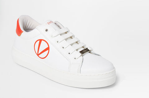 SS20 - Sneakers - Petra - White + Red - SS20 - Sneakers - Petra - White + Red
