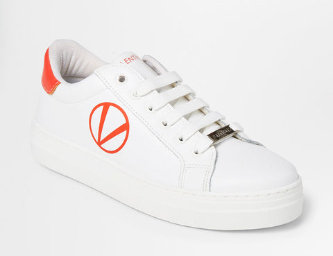 SS20 - Sneakers - Petra - White + Red - SS20 - Sneakers - Petra - White + Red