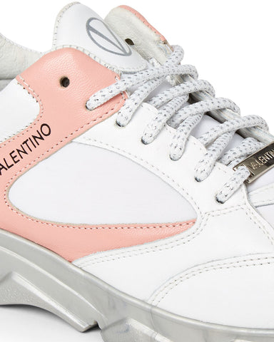 SS20 - Sneakers - Theo - White + Pink - SS20 - Sneakers - Theo - White + Pink