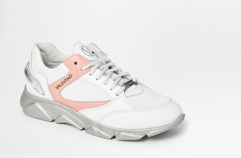 SS20 - Sneakers - Theo - White + Pink - SS20 - Sneakers - Theo - White + Pink