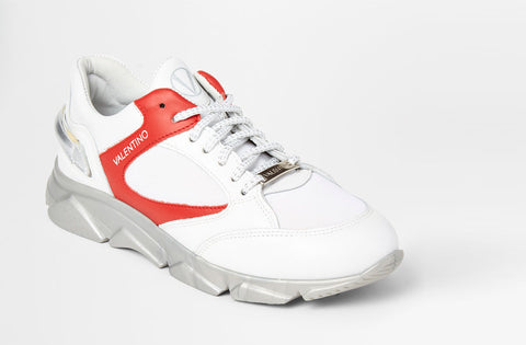 SS20 - Sneakers - Theo - White + Red - SS20 - Sneakers - Theo - White + Red