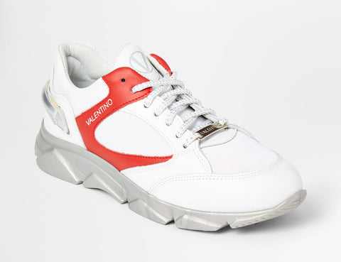 SS20 - Sneakers - Theo - White + Red - SS20 - Sneakers - Theo - White + Red