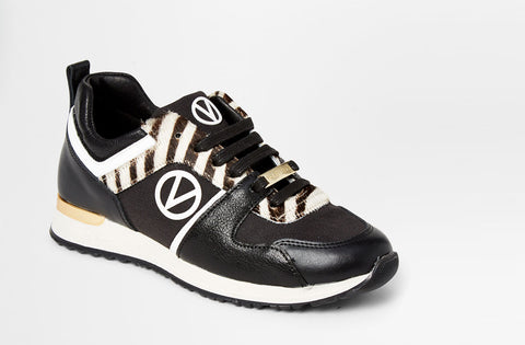 SS20 - Sneakers - Iris - Black + Zebra - SS20 - Sneakers - Iris - Black + Zebra