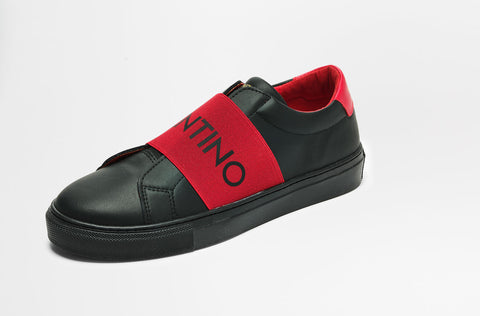 SS22 - Men's Sneakers - Zeus - Black Red - SS22 - Men's Sneakers - Zeus - Black Red